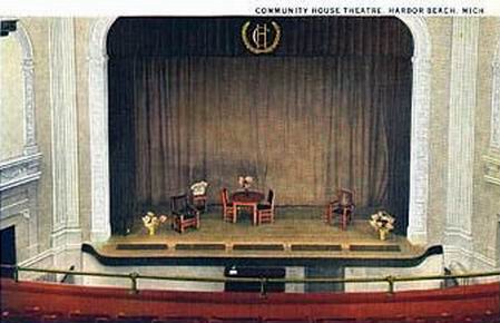 Harbor Beach Community Theatre - Post Card From Gary Flinn (newer photo)